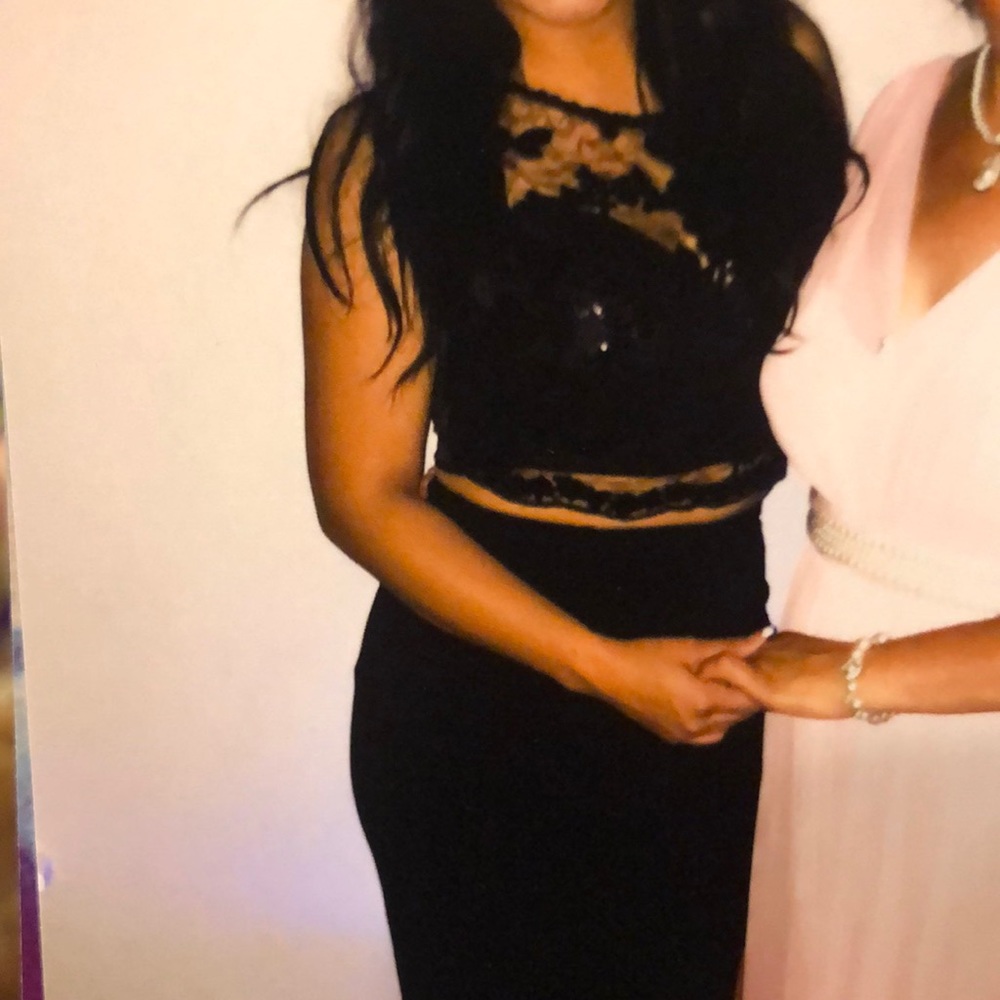 Black formal dress